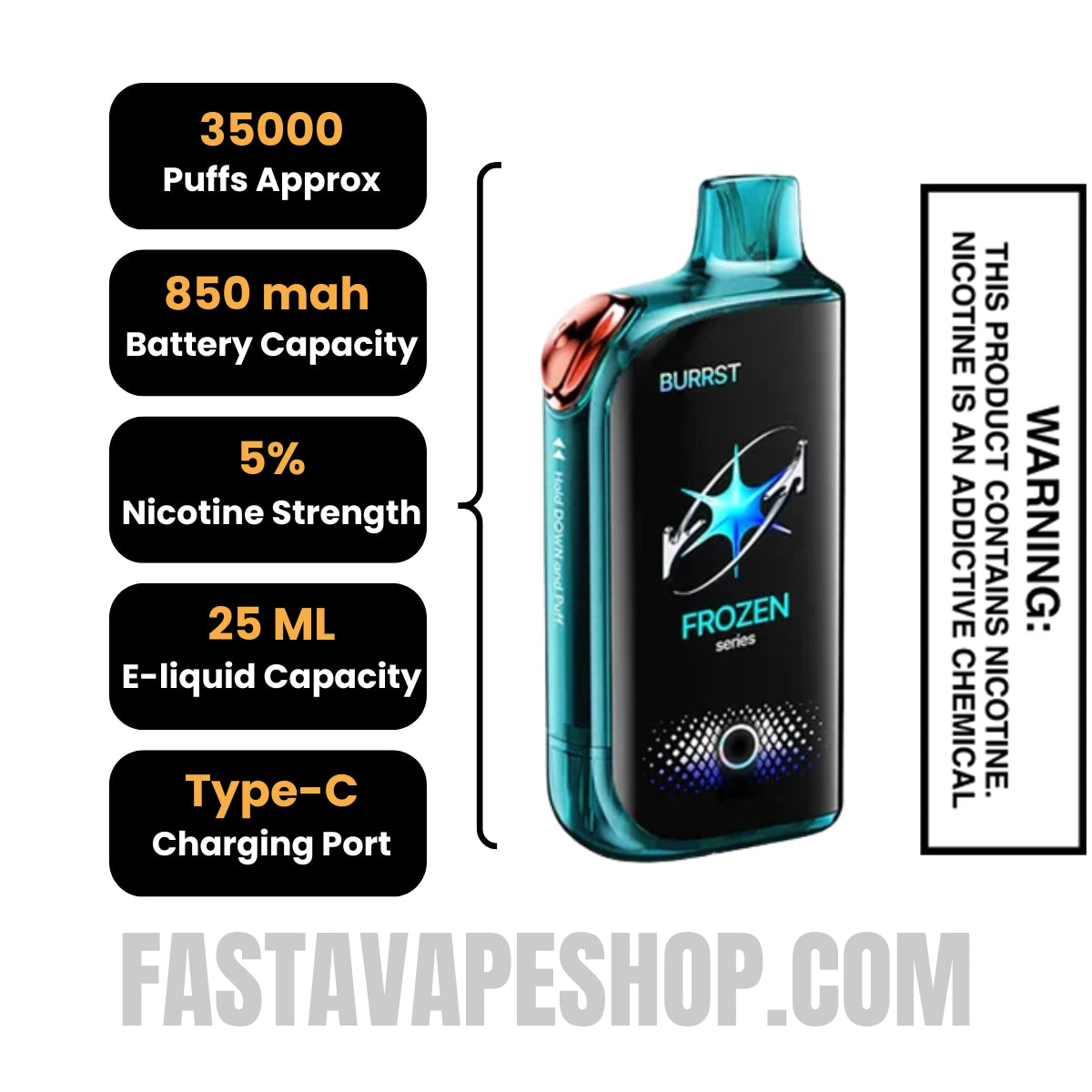 Blueberry Watermelon / Frozen Blueberry Watermelon Fasta Burrst 35000 Vape Specifications Blueberry Watermelon / Frozen Blueberry Watermelon Fasta Burrst 35000 Vape Specifications