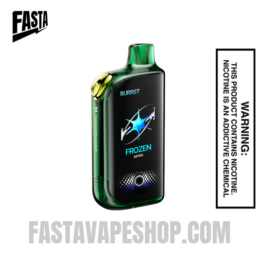 Sour Apple Ice / Frozen Sour Apple Fasta Burrst 35000 Vape
