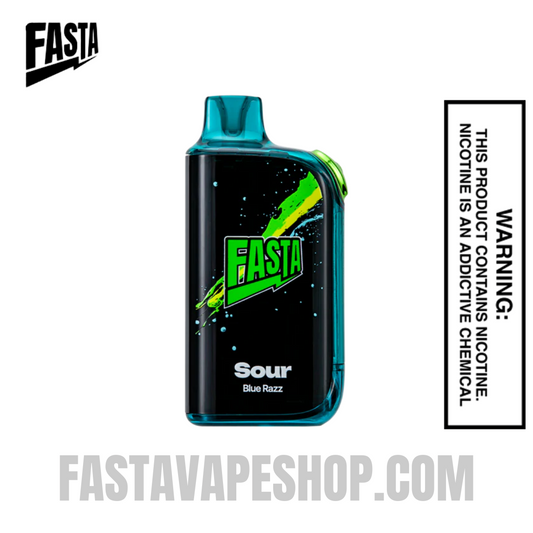 Sour Blue Razz Ice Fasta Burrst 35000 Sour Edition Vape